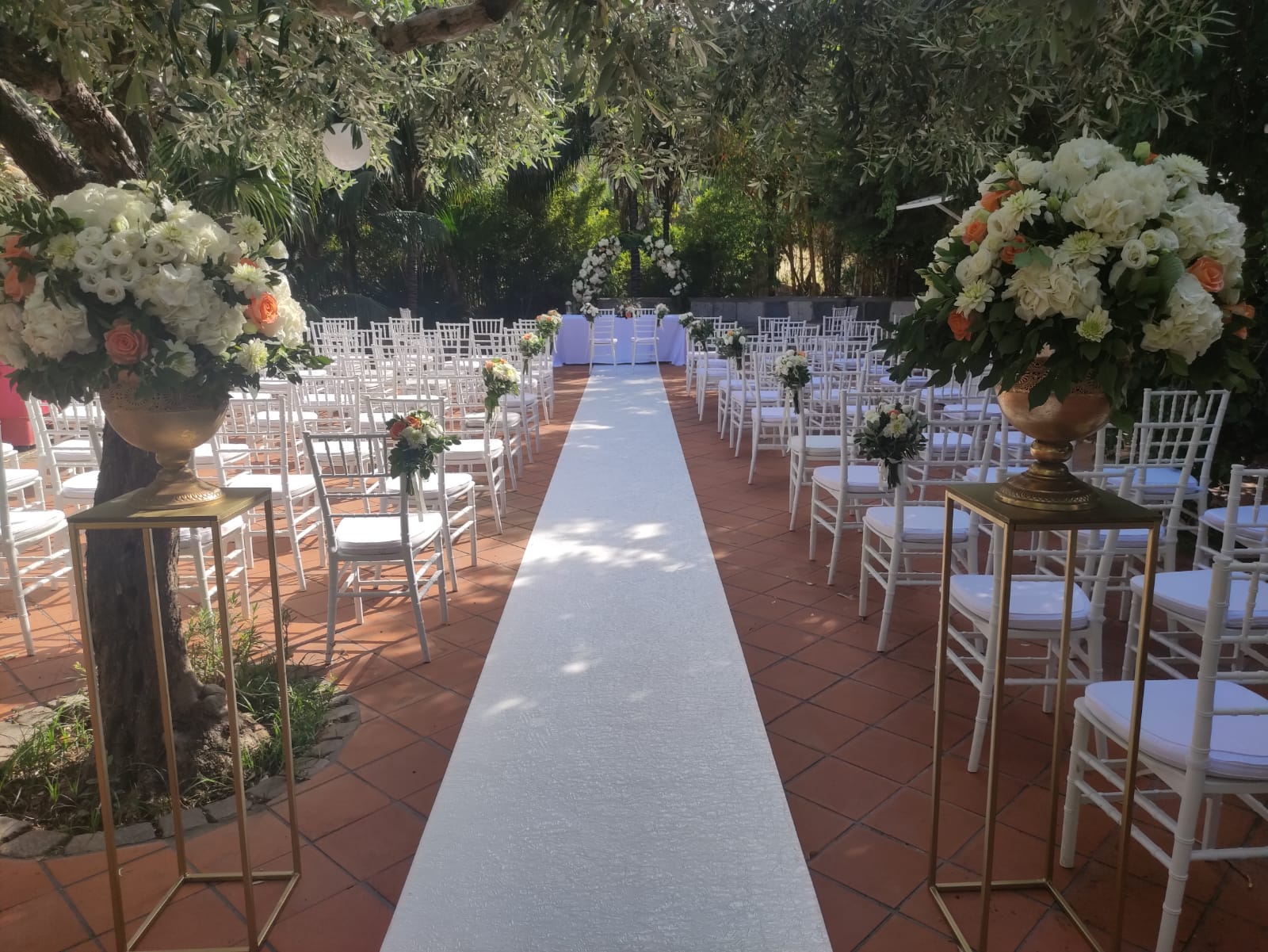 Dettaglio degli esterni della villa